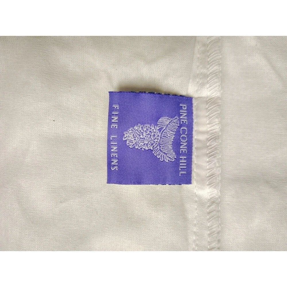 New Pine Cone Hill Twin Bedspread & Euro Sham Savannah Linen Gauze